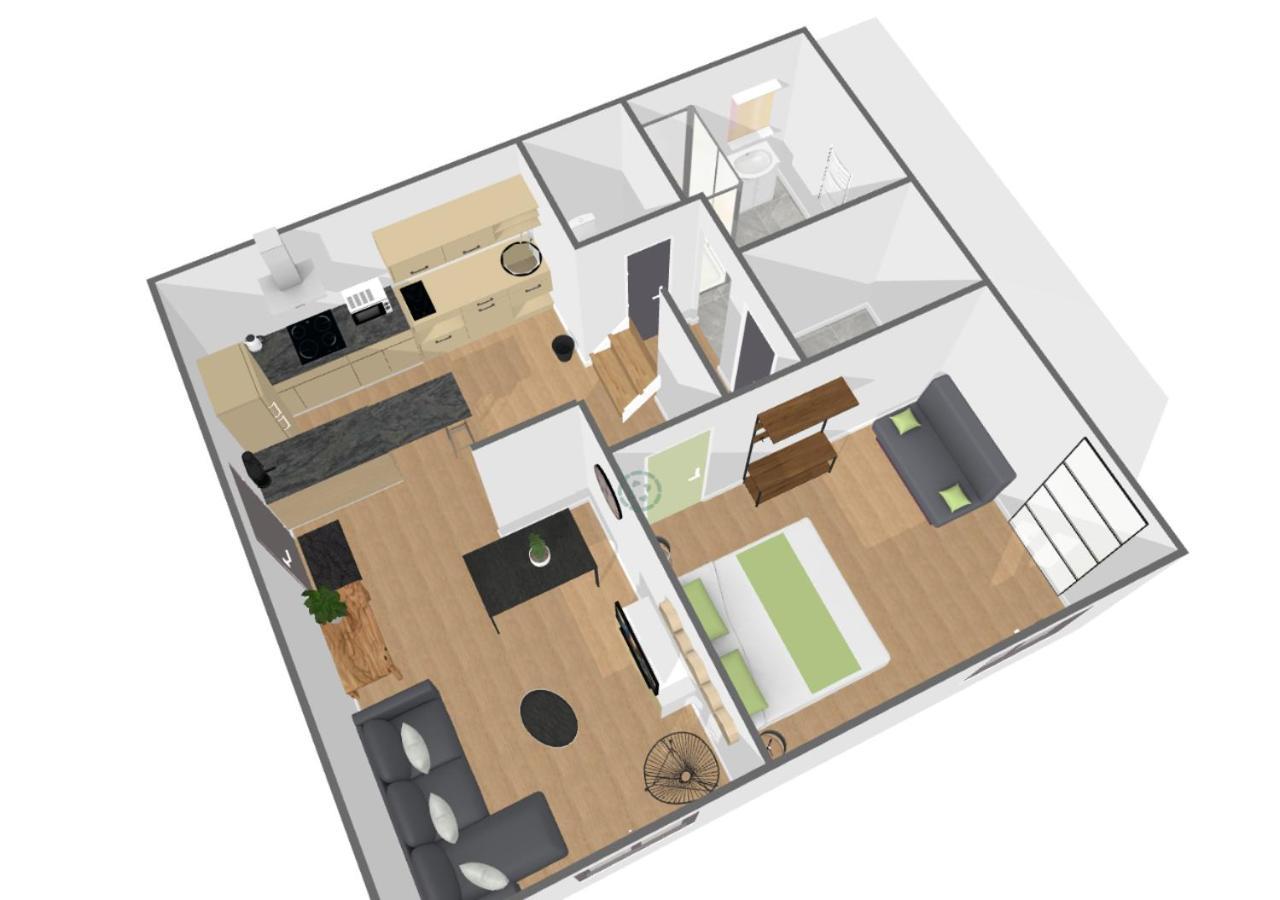 "Cozy Zen" 1 Grande Chambre - Calme - Arrivee Autonome - 6 Pers - Parking Gratuit Tours Exterior foto
